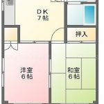 コーポホワイトシティⅡ番館 3-A 画像1